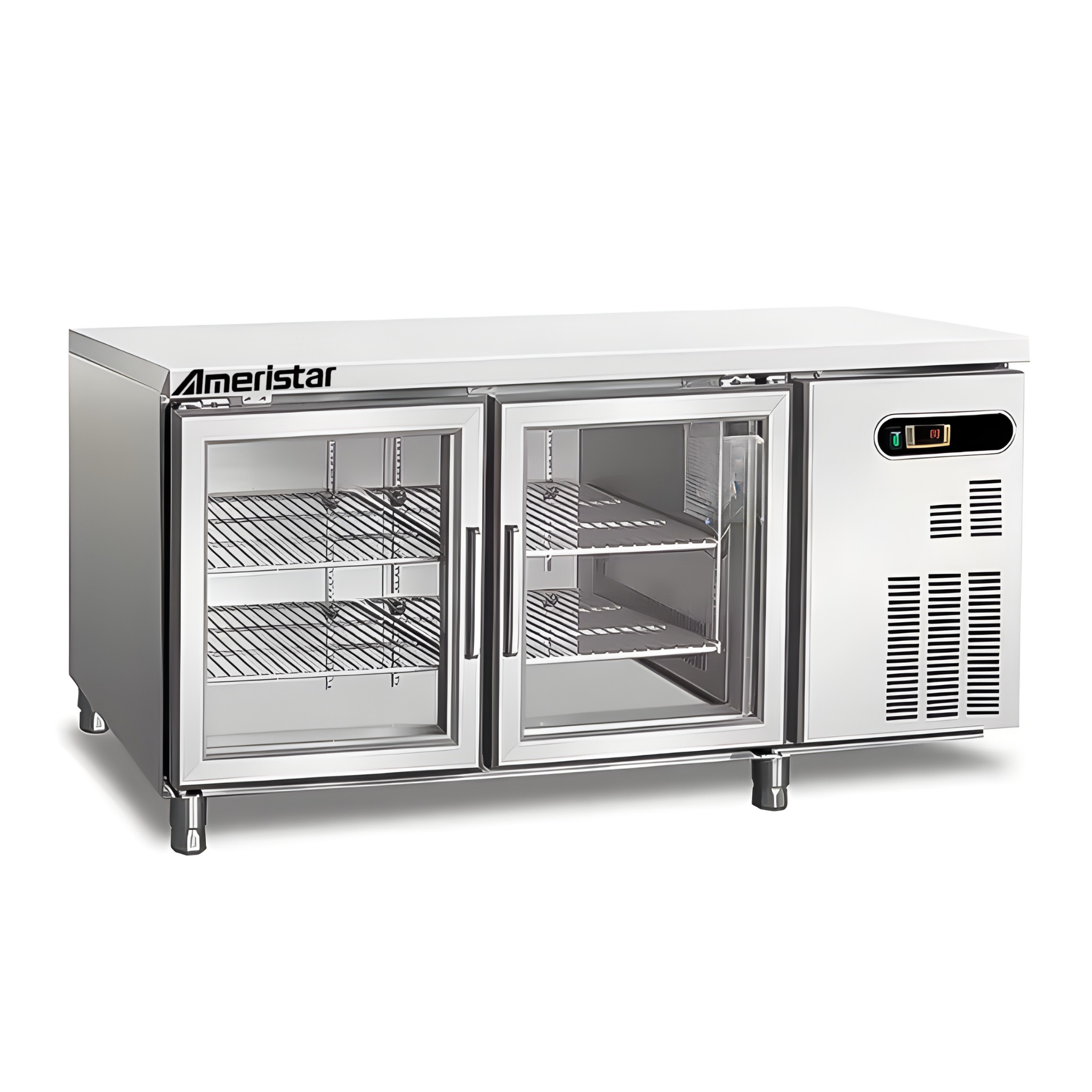 Mesa Refrigerada Vitrina Bar 2 Puertas 110V