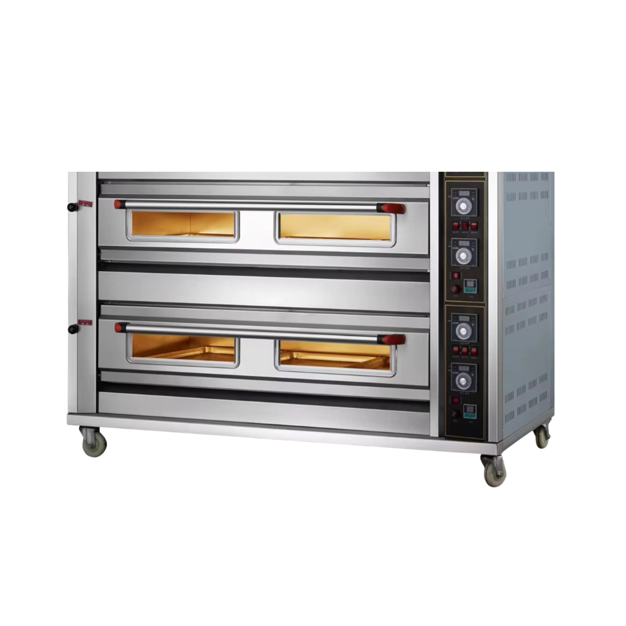 Horno Industrial a Gas de 2 niveles 6 Bandejas
