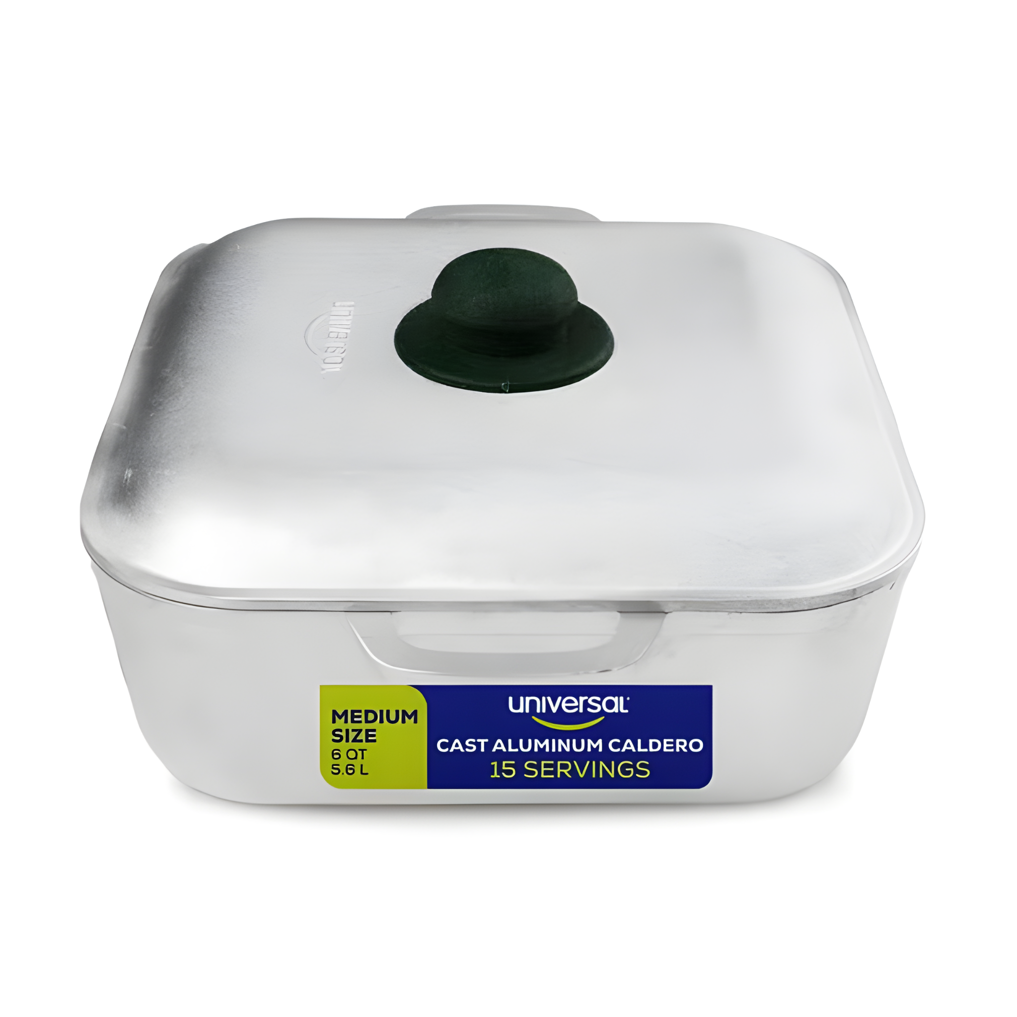 Paila Cuadrada con Tapa Aluminio Universal