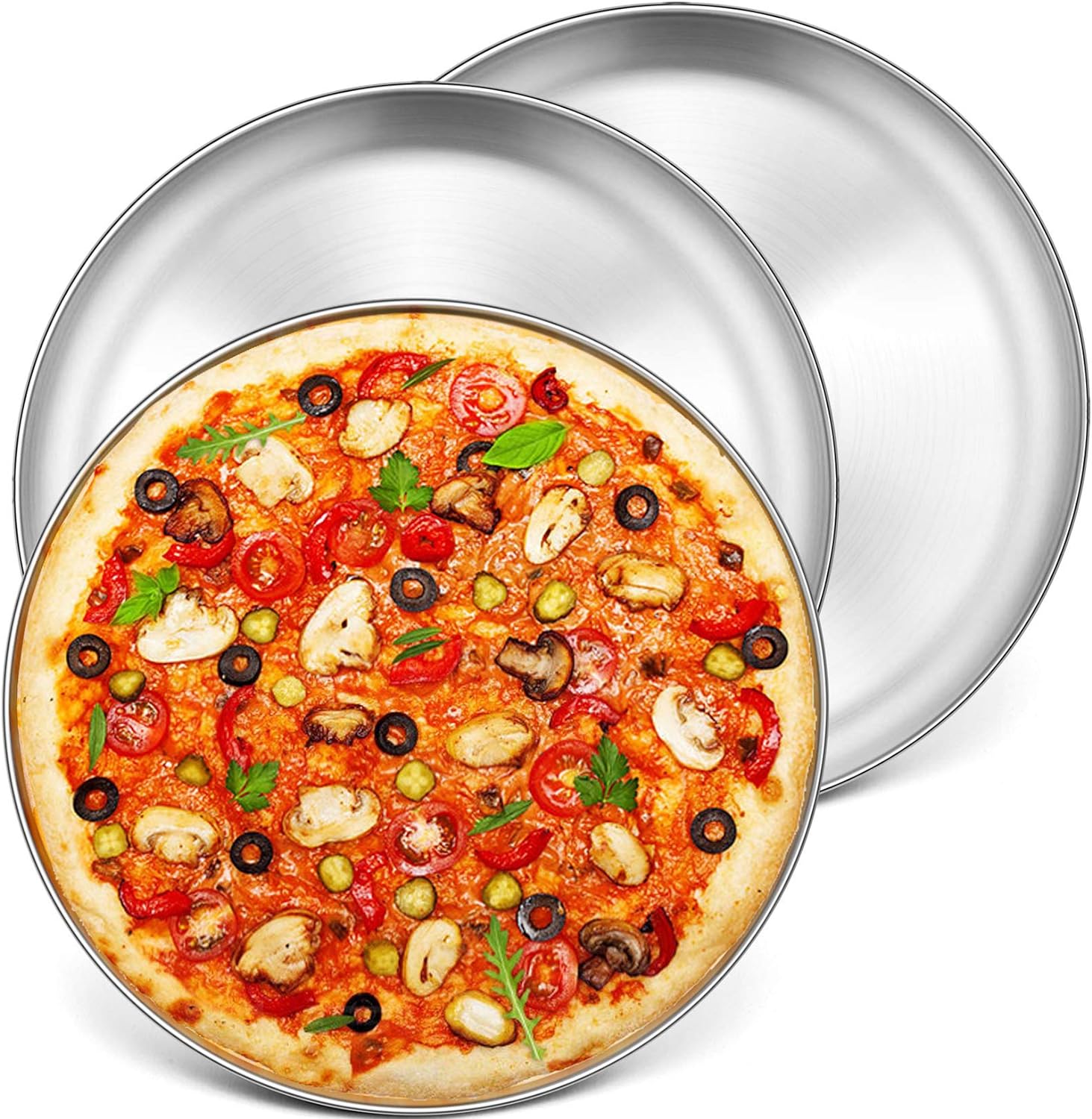 Bandeja de pizza de aluminio