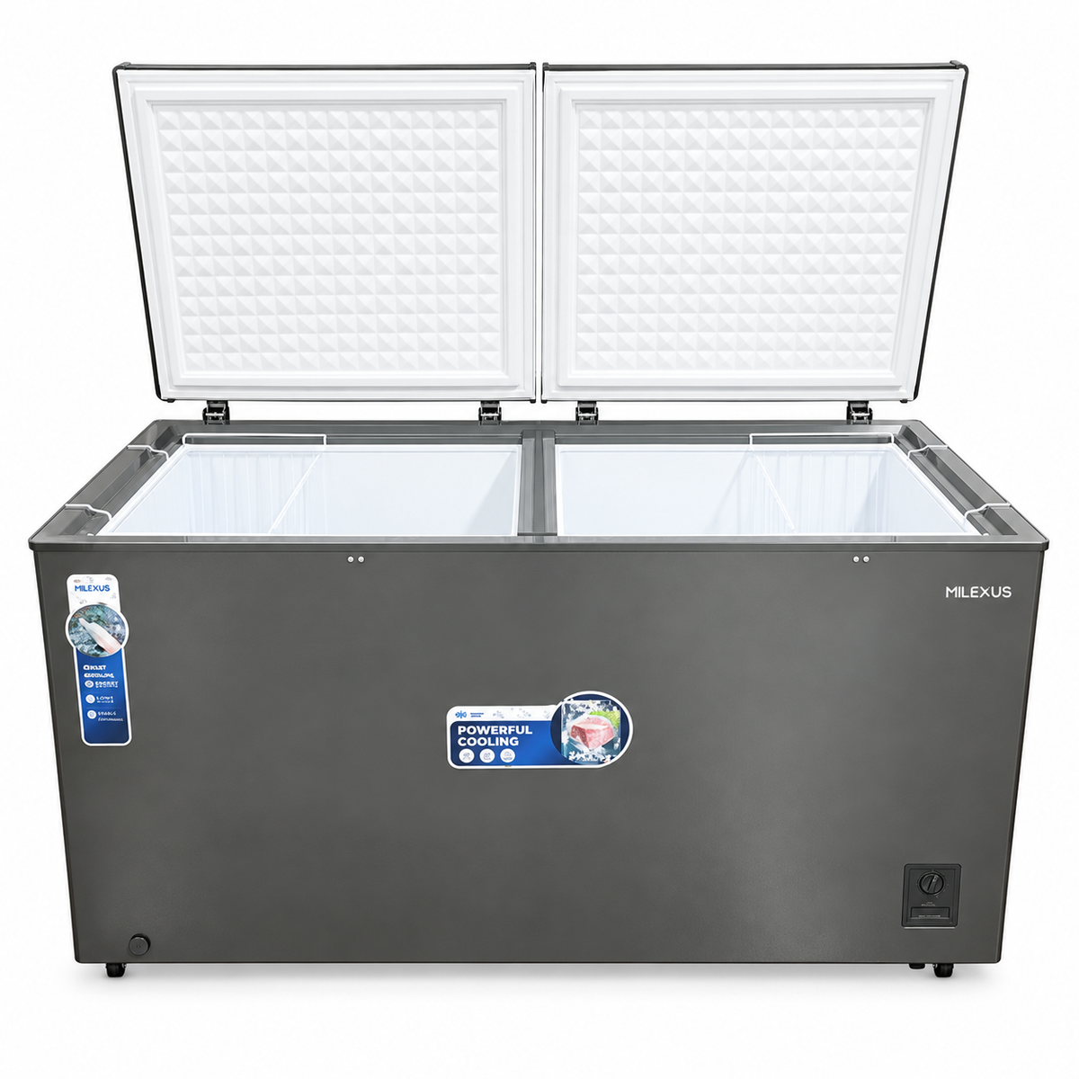Congelador Horizontal de 559 L con Refrigerante R290 Milexus