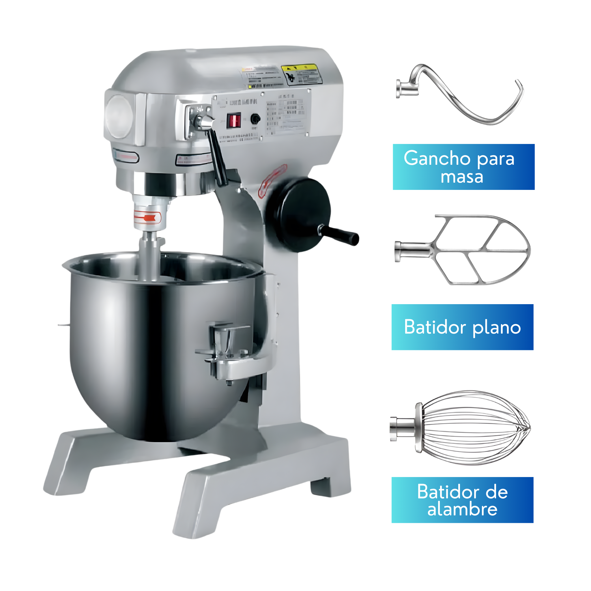 Batidora Industrial 10L | 15L | 20L | 30L