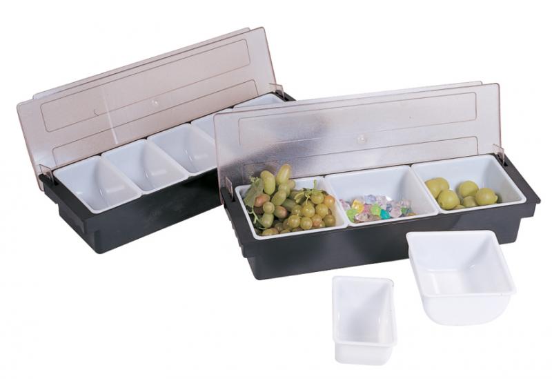 Condiment Holder Organizador de 3 Condimentos Alimentos e Ingredientes Bar