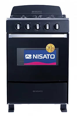 Estufa Nisato de 24” con 4 Quemadores y Horno