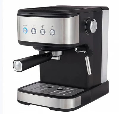 Cafetera espresso Nisato NCM-151EXPLD de 15 bares con vaporizador y depósito de agua de 1.5 litros