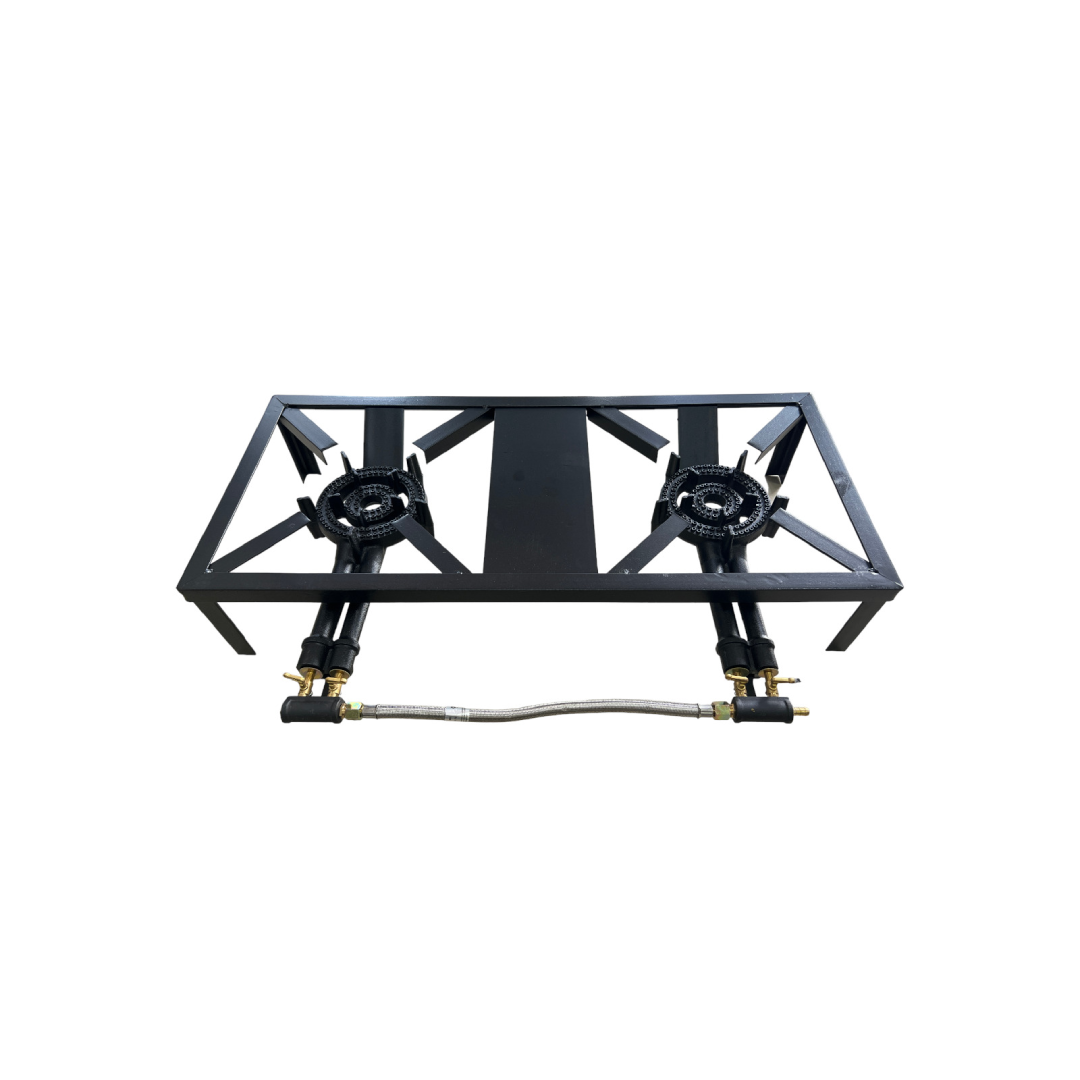 Estufa industrial de 2 quemadores / 2 llaves para mesa