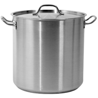 Olla de Acero Inoxidable con Tapadera Hotelero
