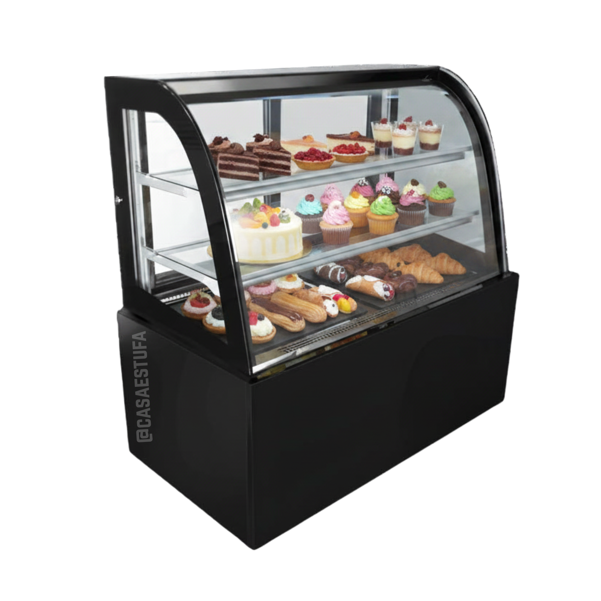 Vitrina Refrigerada Curvo Repostería 110V/60Hz