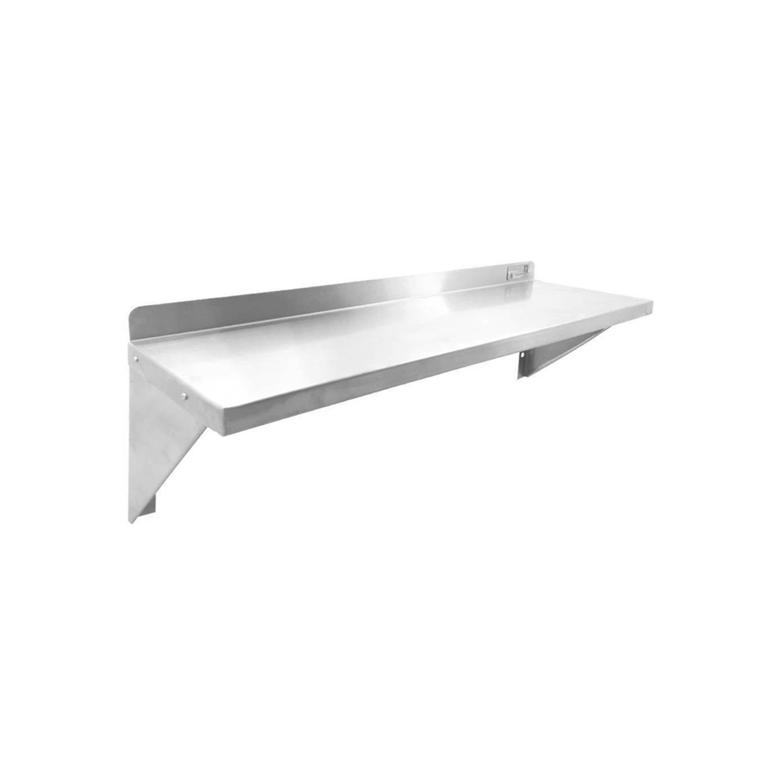 Repisa de pared en acero inoxidable 150cm