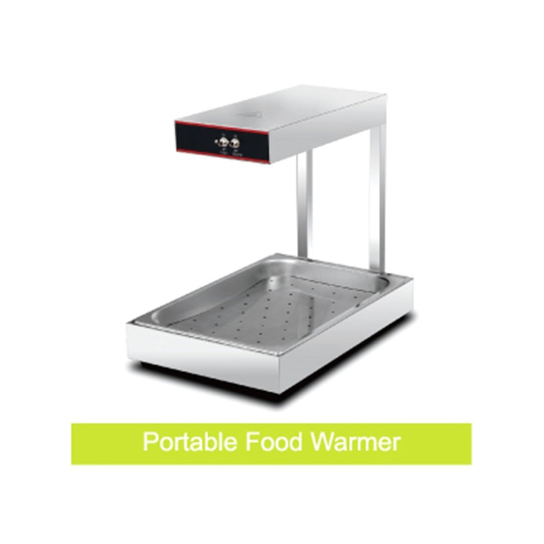 Calentador De Papas Fritas Infrarojo y Lampara