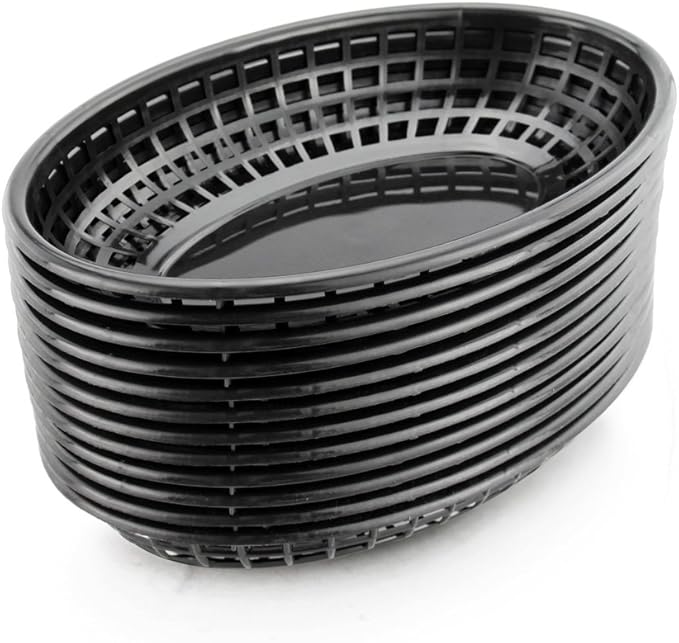 Cesta Canasta para servir Comida 9-1/4in x 5-3/4in