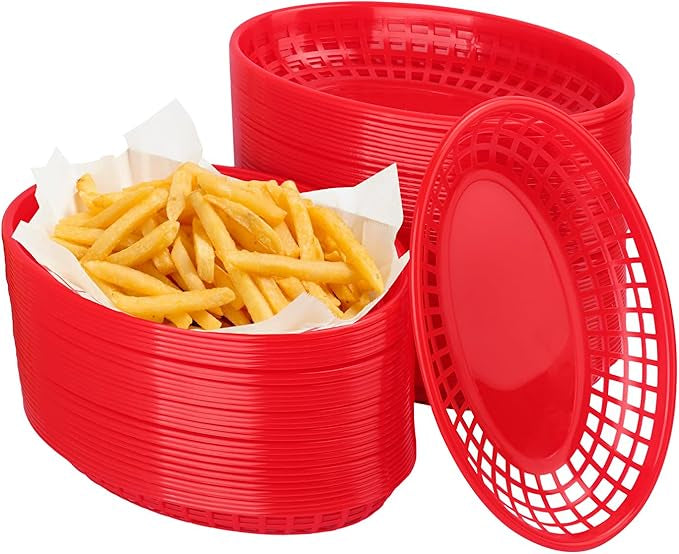 Cesta Canasta para servir Comida 9-1/4in x 5-3/4in