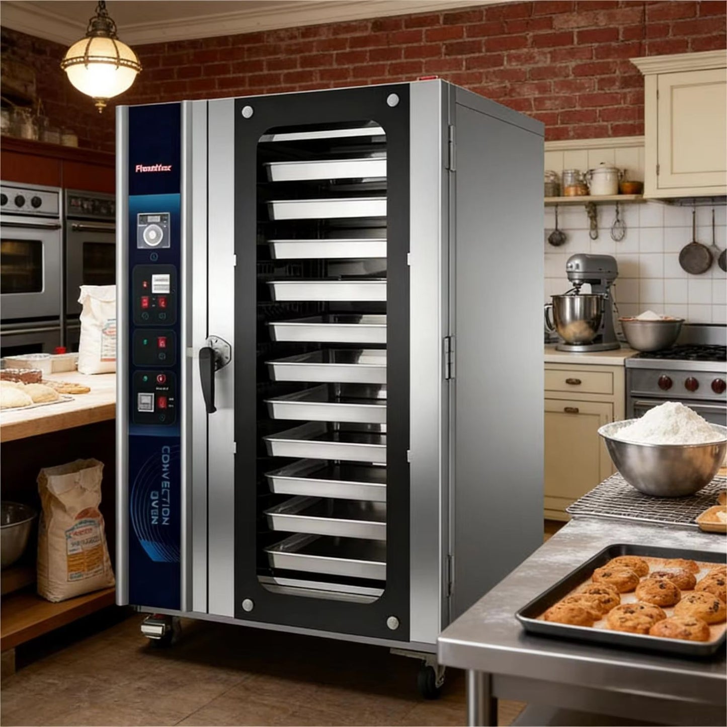 Horno Industrial a Gas de Conveccion de 12 Bandejas