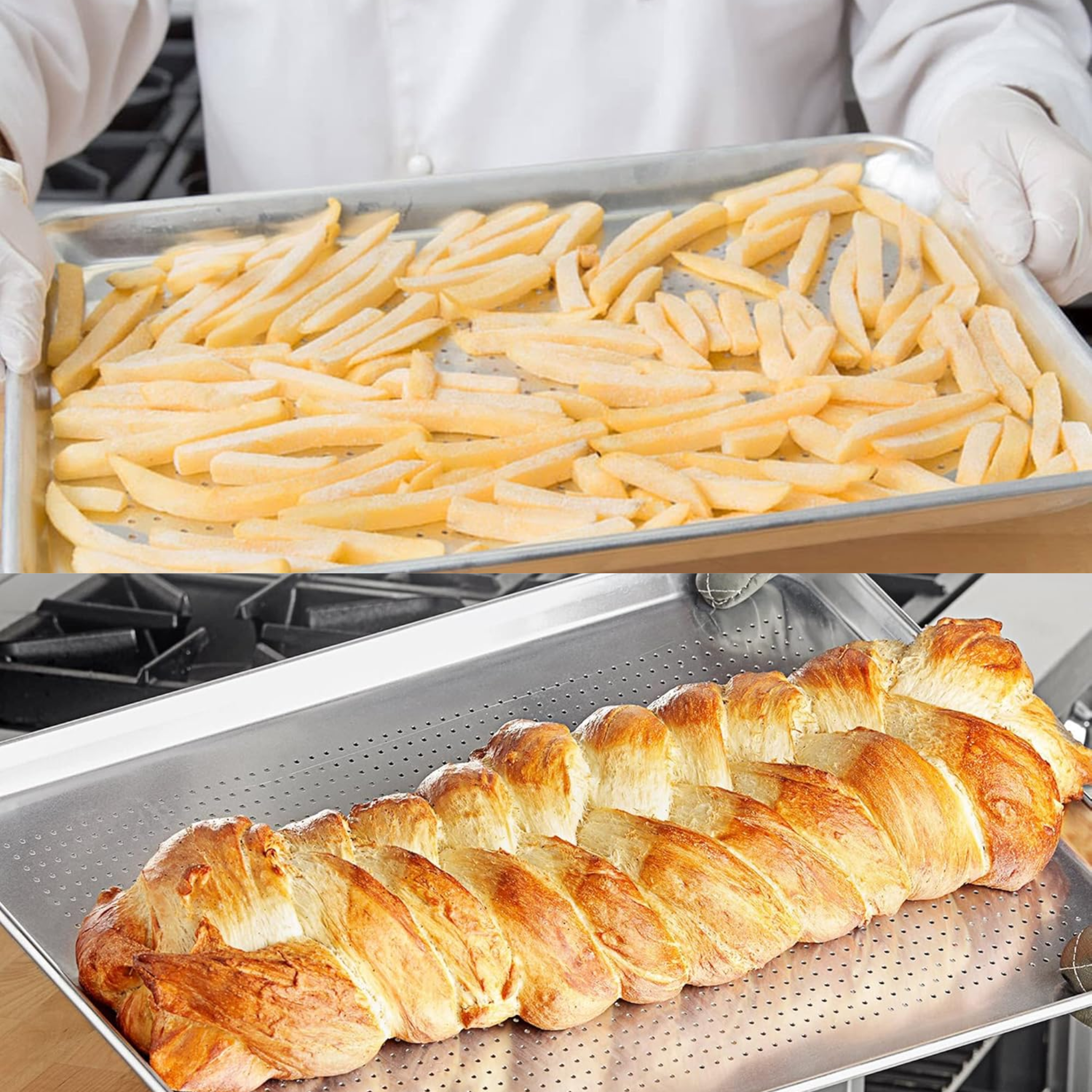 Bandeja Aluminio Perforada