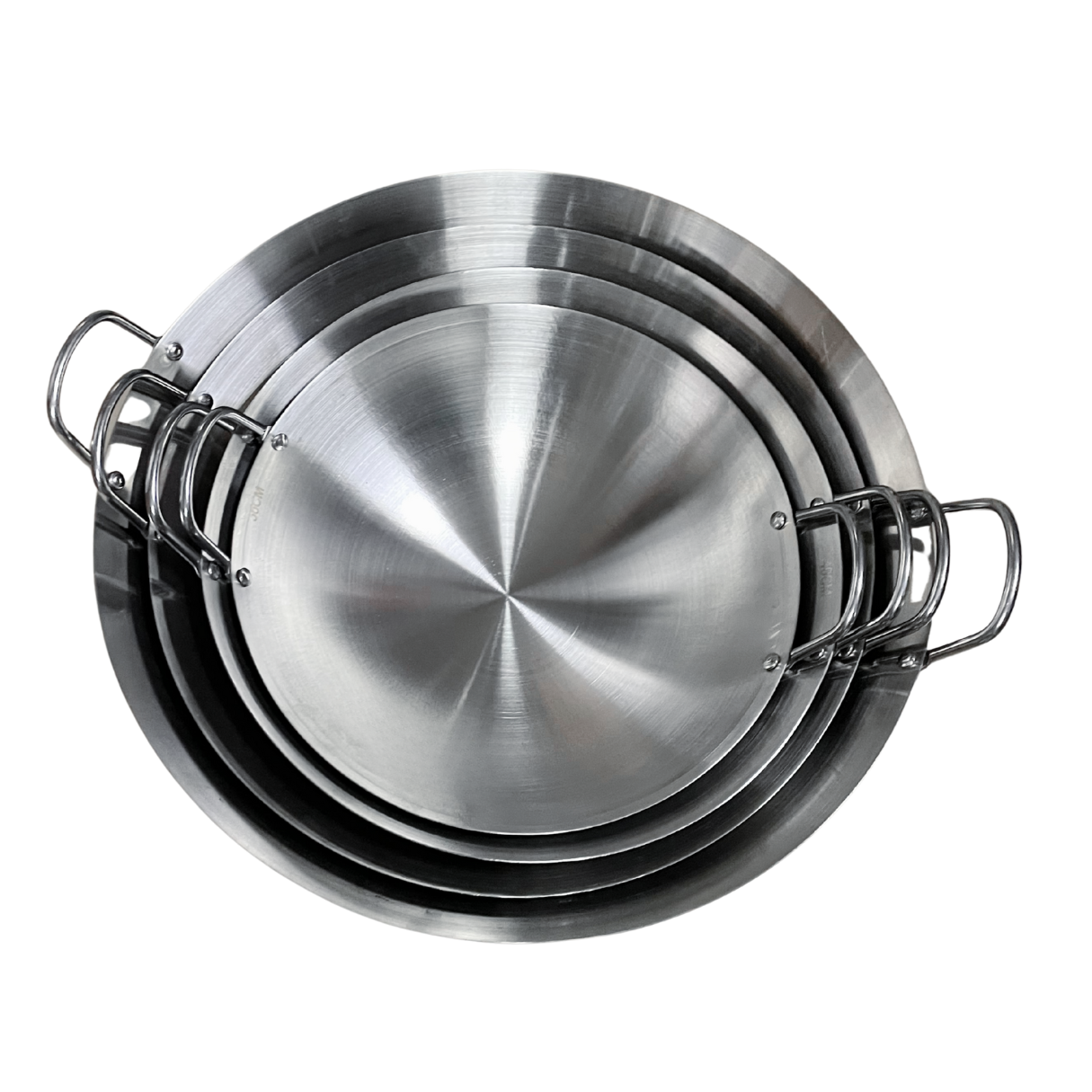 Wok de Acero Inoxidable 2 Orejas