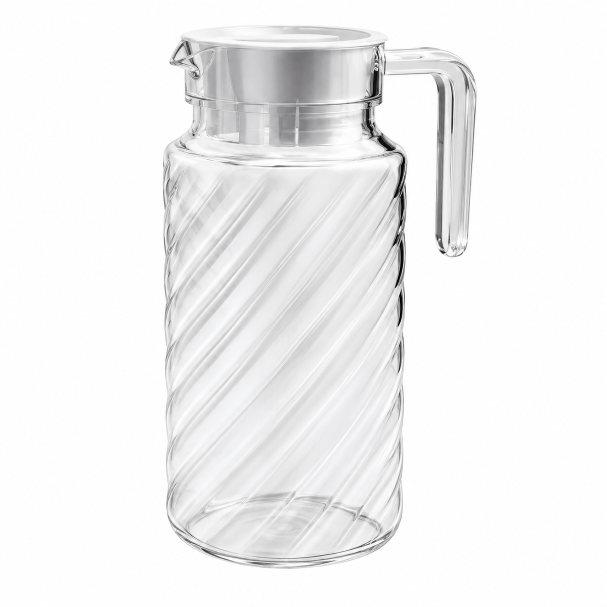 Jarra Transparente de Policarbonato con Tapa – 0.9, 1.3 y 2 L