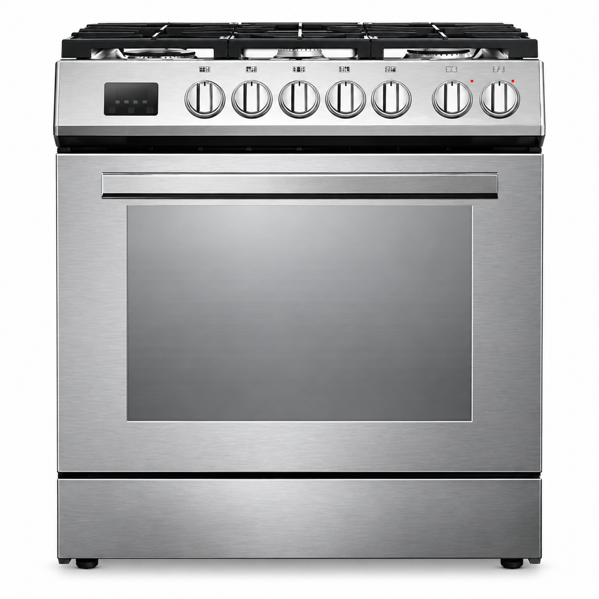Estufa Nisato Semi Profesional de 5 Quemadores con Horno de 30