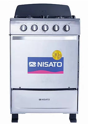 Estufa Nisato de 24” con 4 Quemadores y Horno