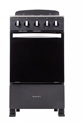 Estufa Nisato de 20” con 4 Quemadores y Horno – Acero Inoxidable