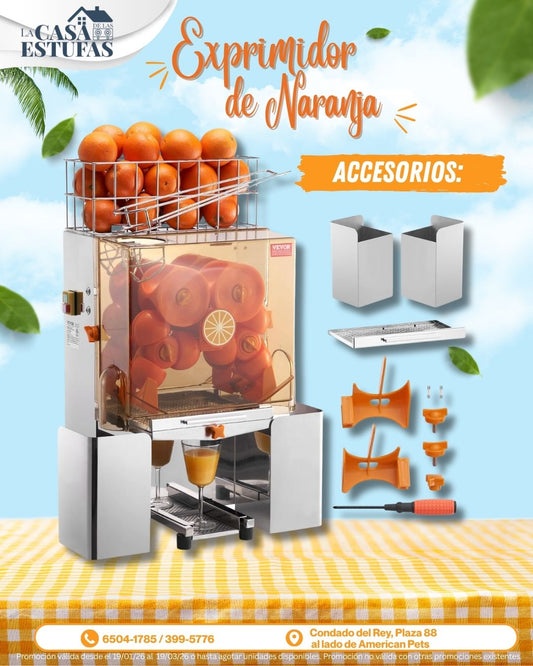 Exprimidor industrial para jugo de naranja o limon