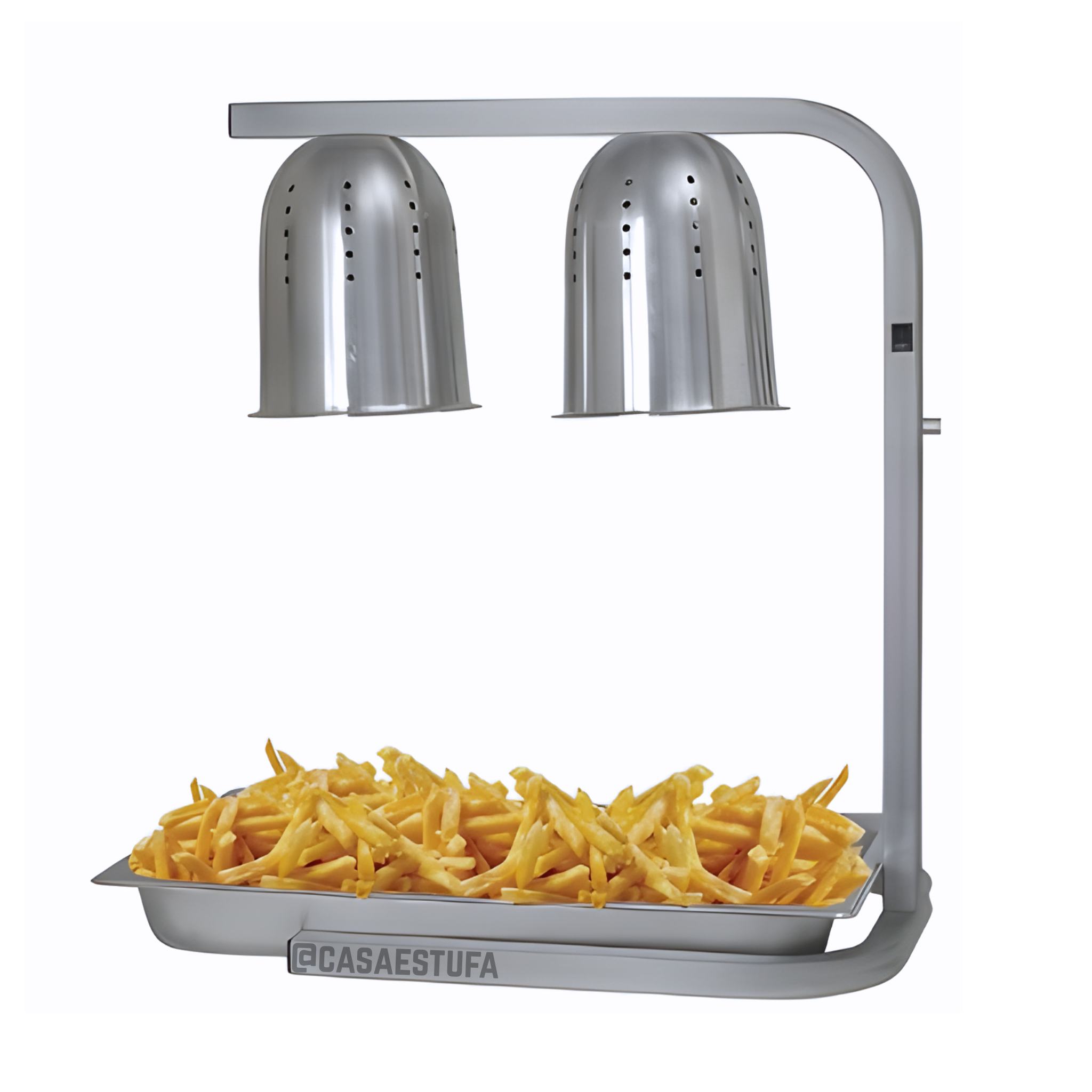 Lampara de Calor para Alimento de Mesa 2 Cabezal Base Tipo U A651102
