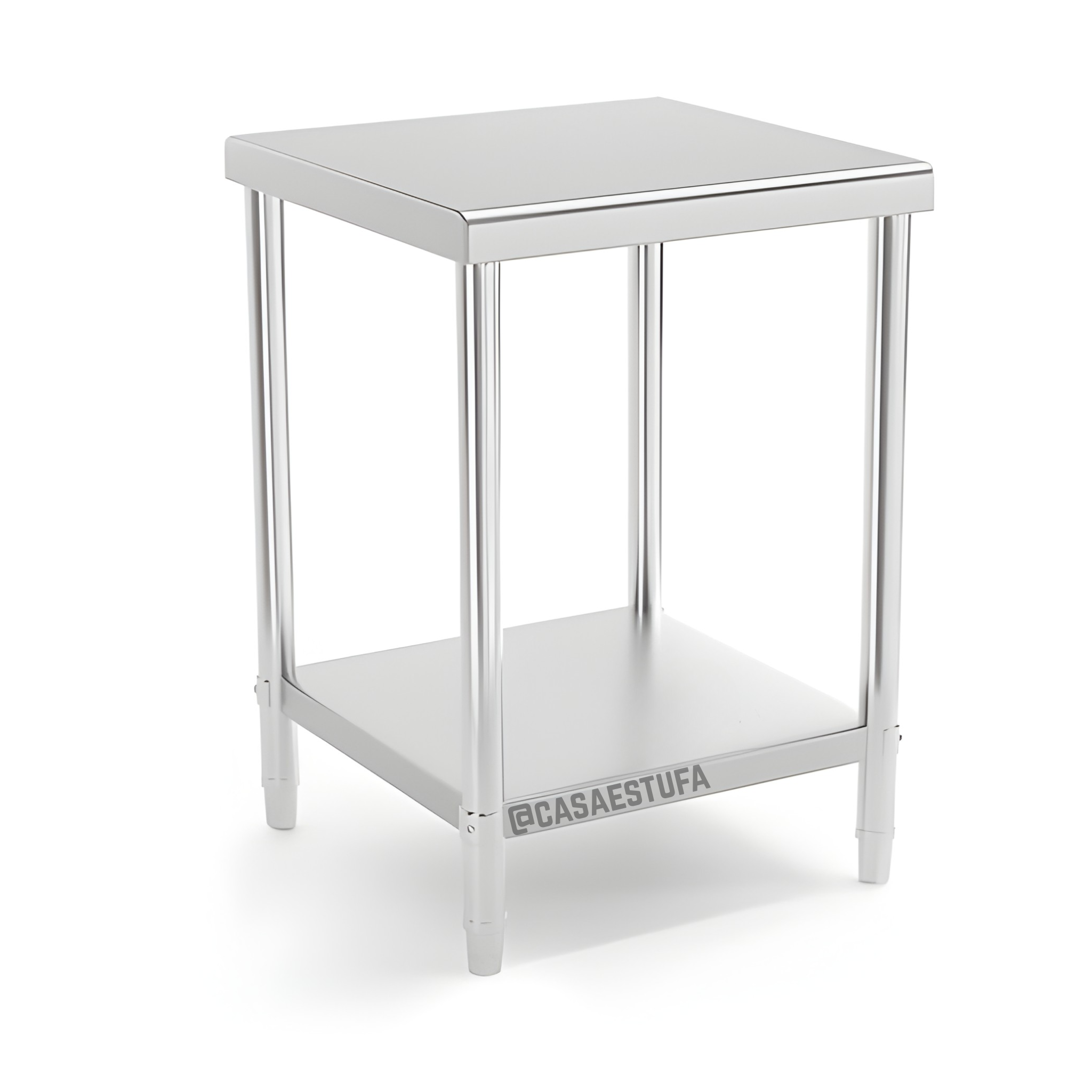 Mesa de Trabajo Acero Inoxidable 60 x 60 cm