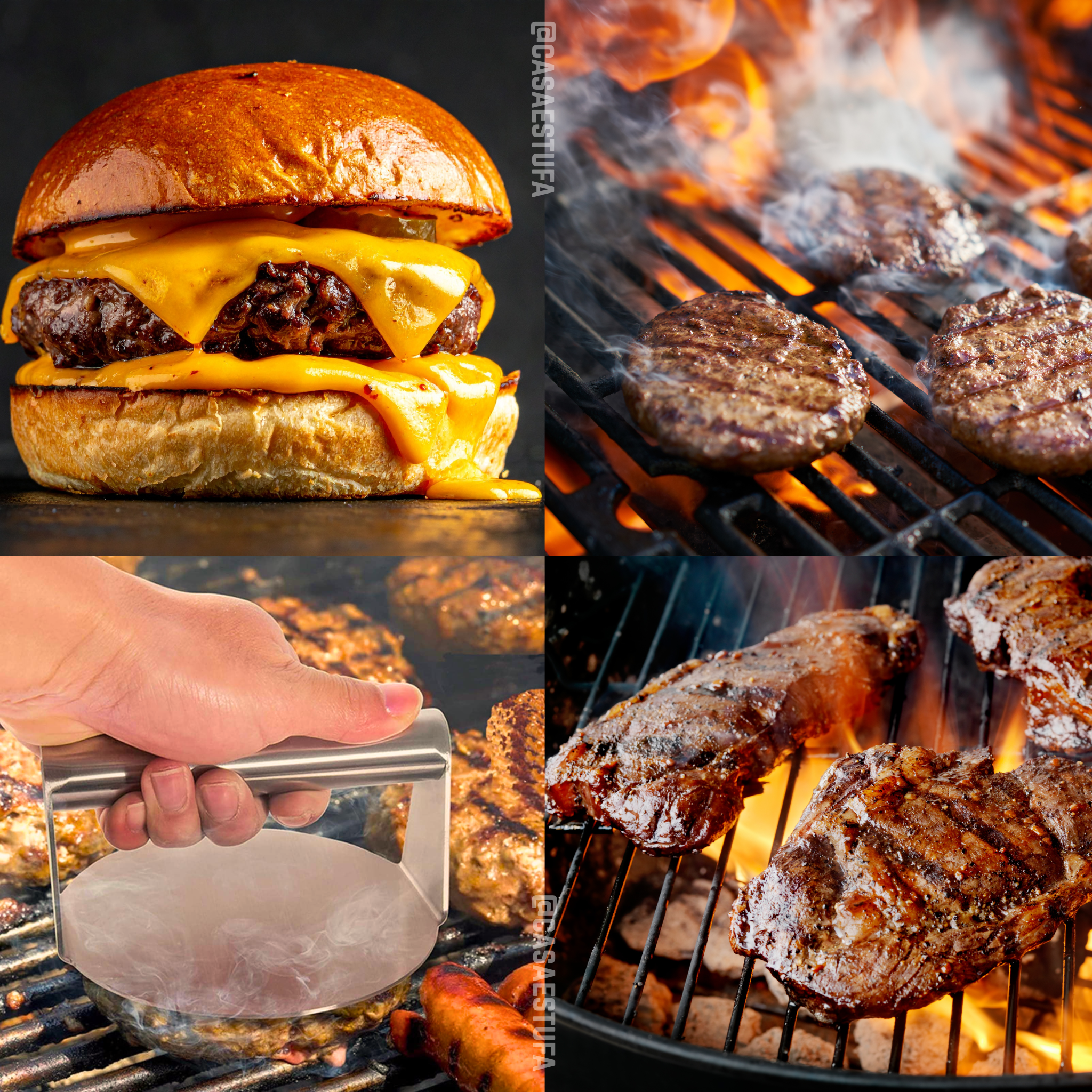 Prensa de Carne de Acero Inoxidable