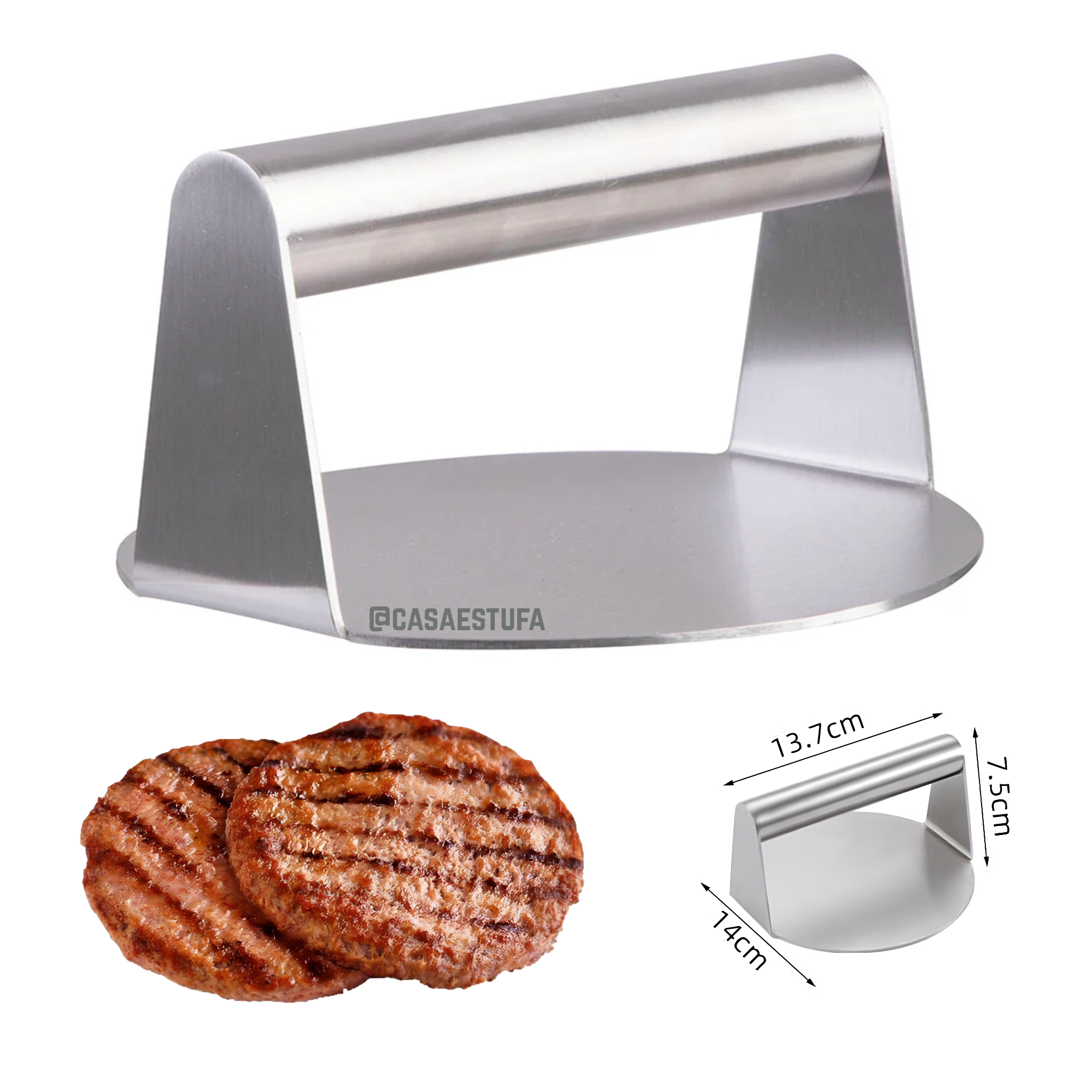 Prensa de Carne de Acero Inoxidable