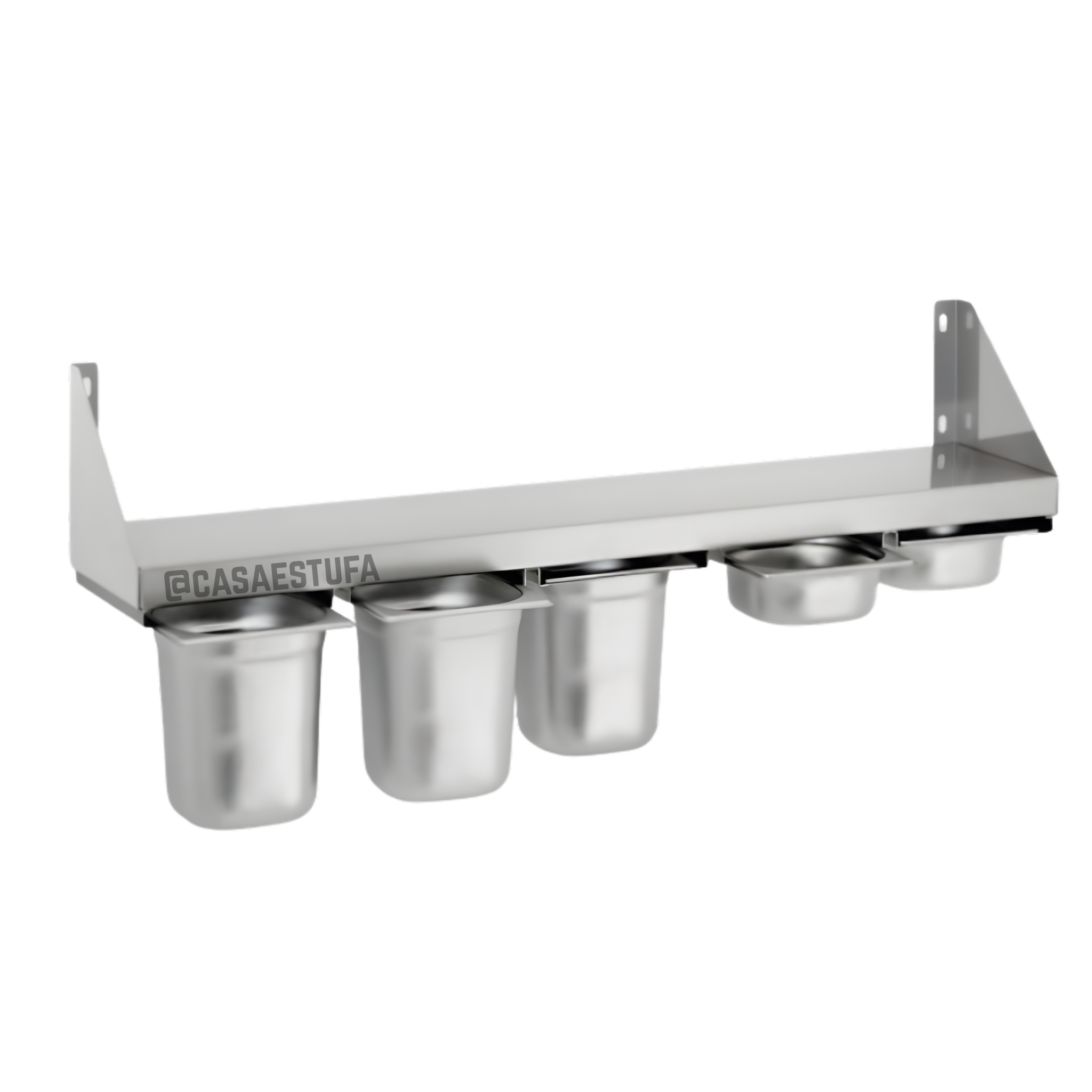Repisa de Pared con Porta Bandeja