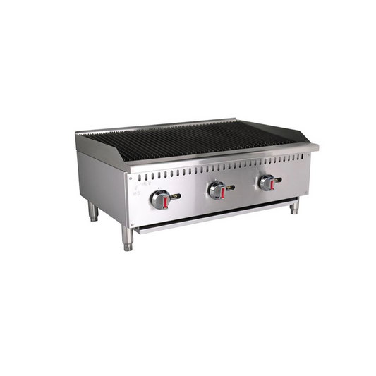 Parrilla Industrial 36" 90cm de 3 Quemadores