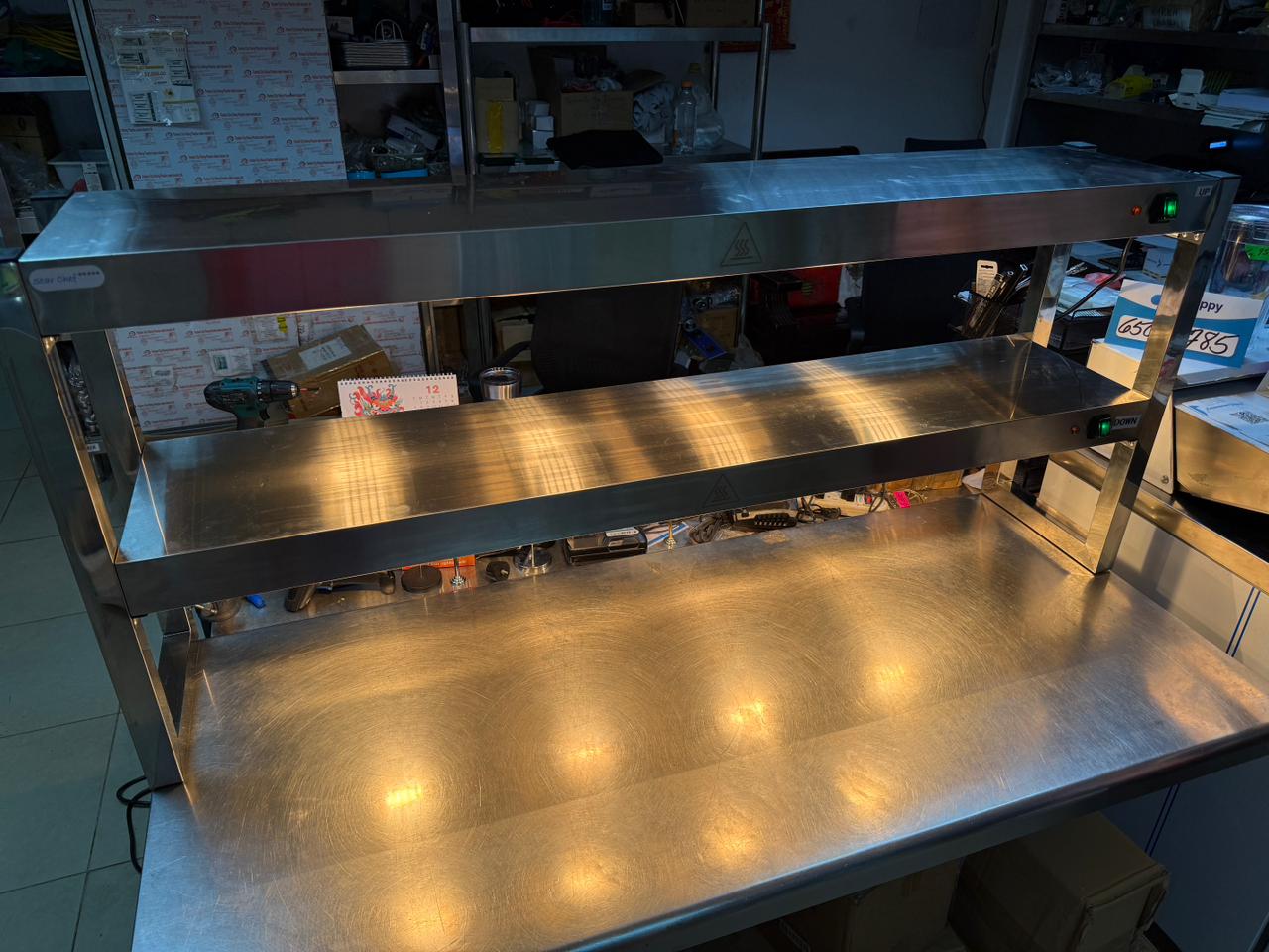 Repisa de Mesa con Calefacción