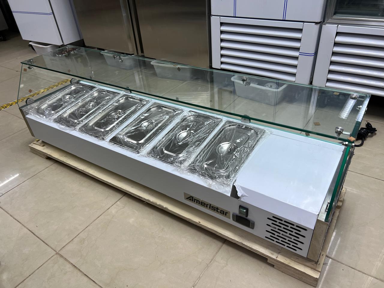 Baño María Fria Refrigerada para Alimentos 110V/60Hz