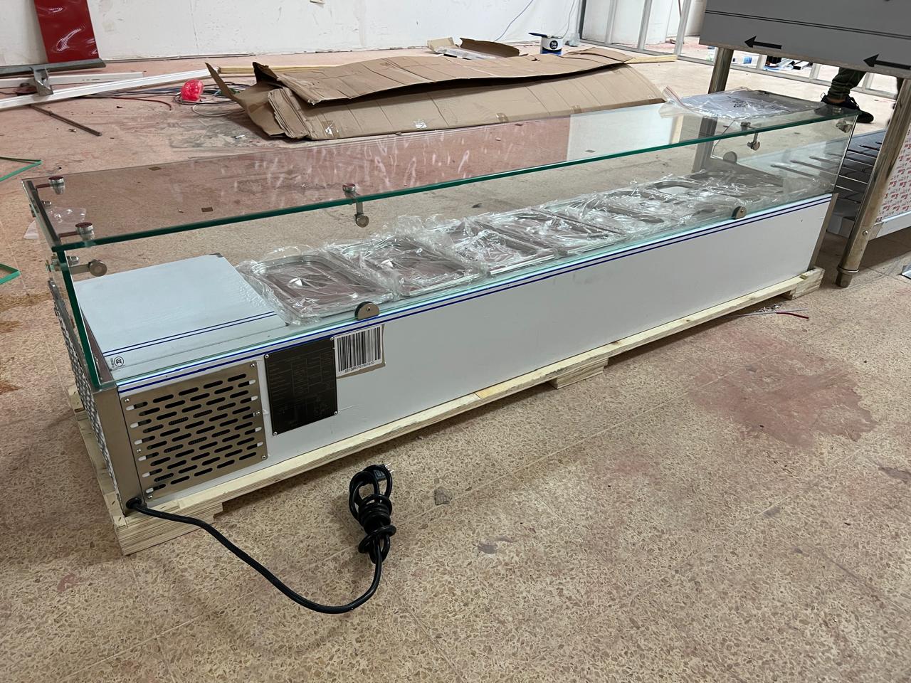 Baño María Fria Refrigerada para Alimentos 110V/60Hz