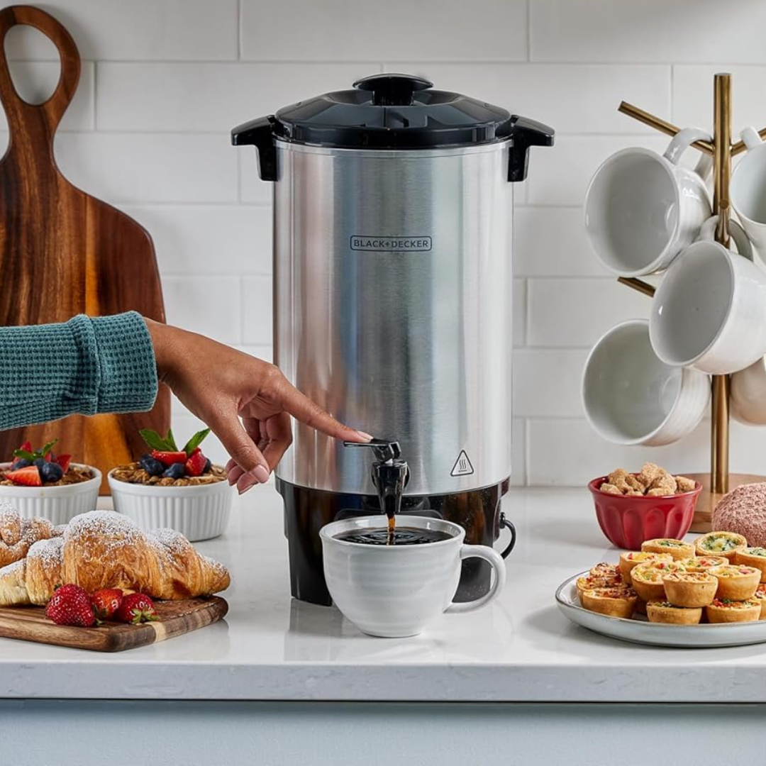 Cafetera Percoladora Eléctrica Black + Decker
