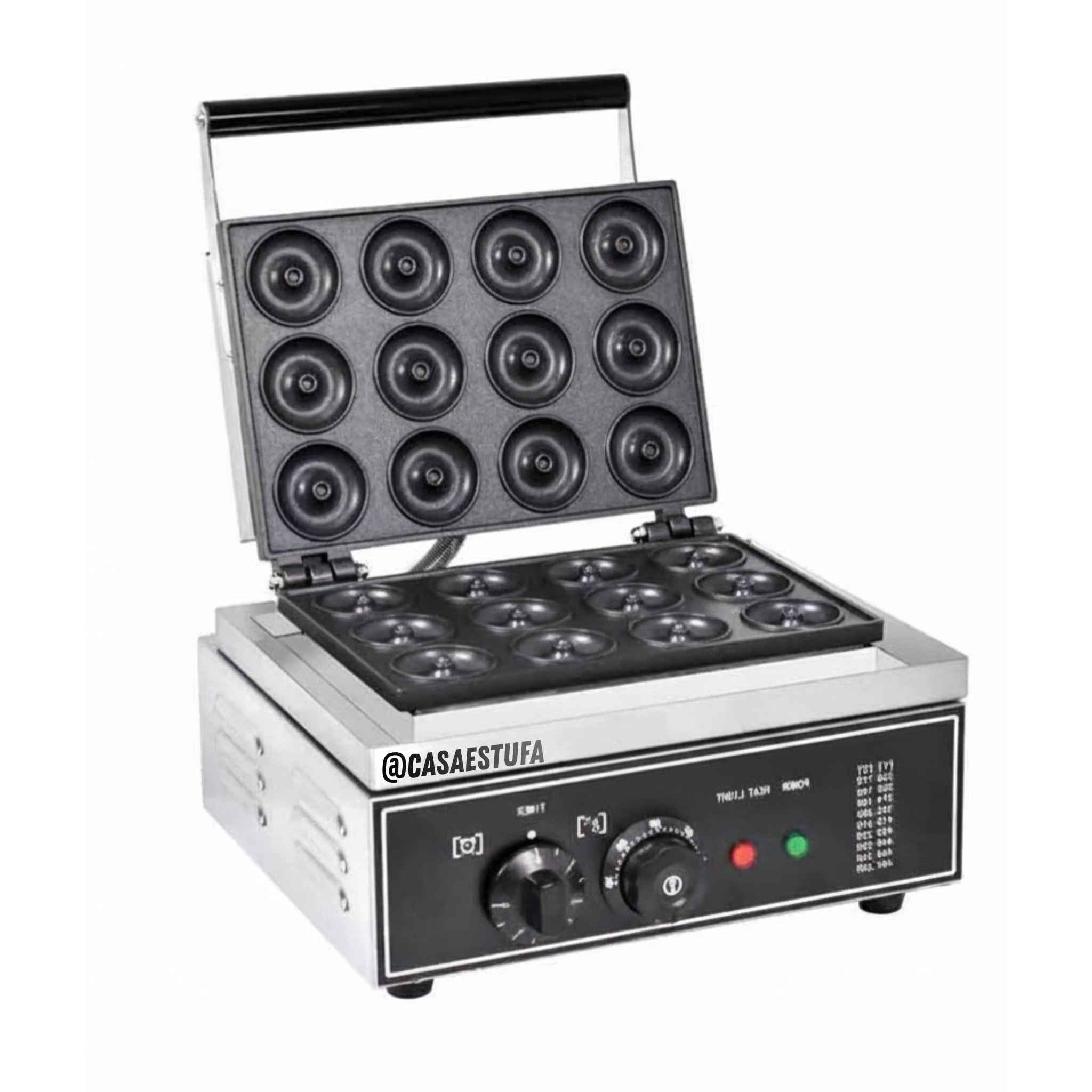 Máquina eléctrica Amina para preparar 12 donas simultáneamente, modelo HDM-12
