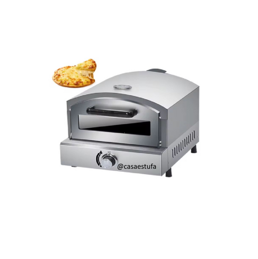 Horno de Pizza de Mesa en Acero Inoxidable a Gas