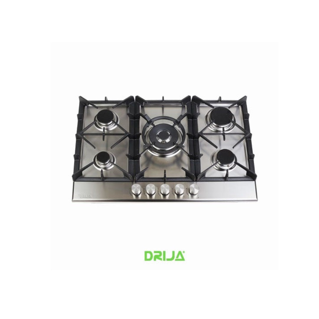 ESTUFA EMPOTRABLE Milan 76CM DRIJA A GAS Acero Inoxidable