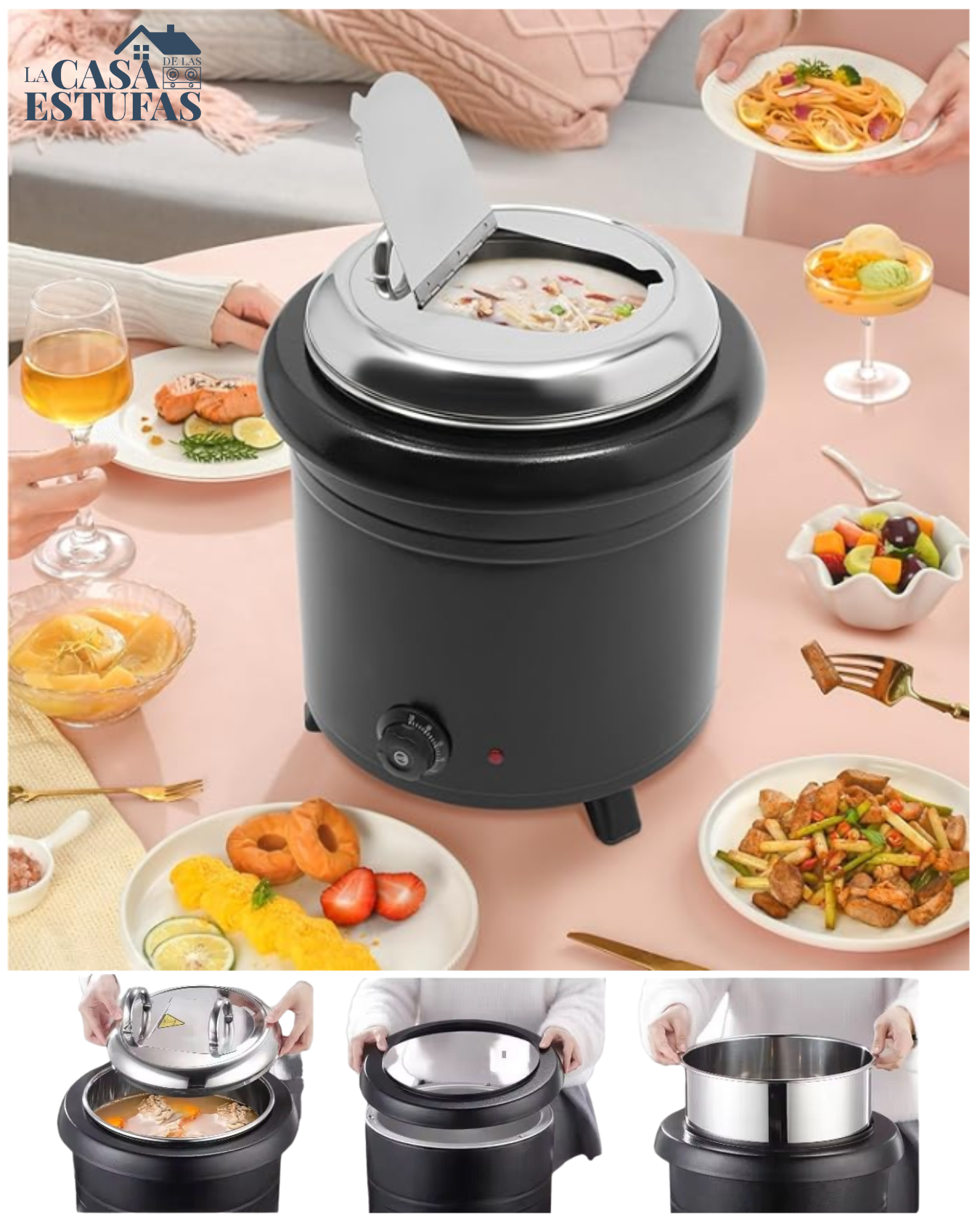 Olla Sopera Caliente 110V