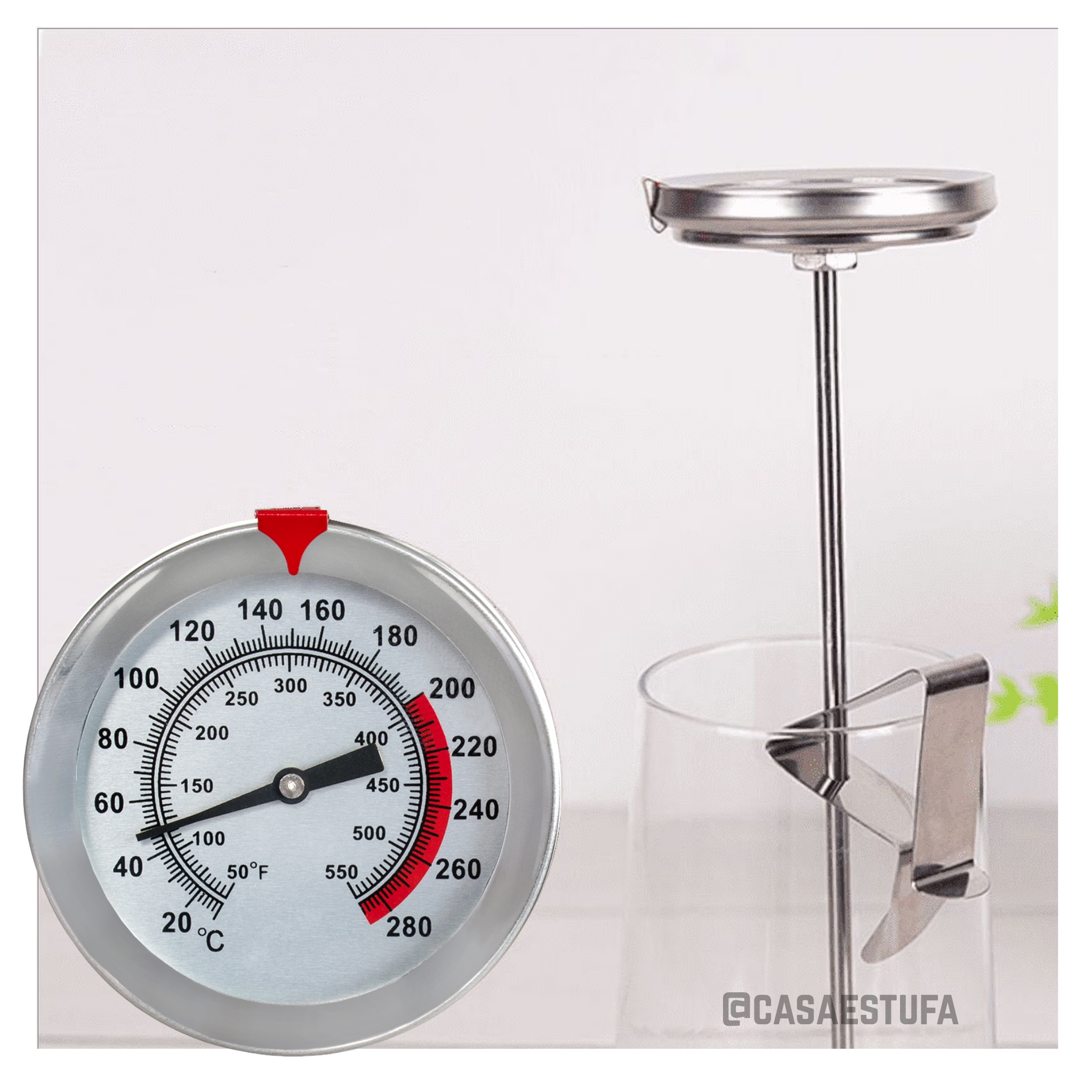 Termómetro Reloj